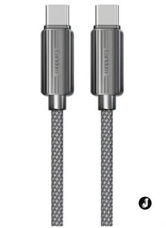 اشتري "EC-194 60W Type-C to Type-C Cable, 3 Meters – Fast Charging & Data Transfer" في الامارات