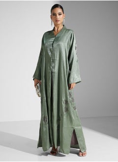 اشتري Embellished High Neck Abaya في السعودية