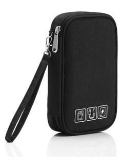 Buy Electronic Travel Accessories Bag, Universal Cable Organizer, Digital Gadgets Carrying Case Pouch for USB, Earphones, SD Cards, Portable Hard Drives, Power Banks, Adapters or Camera Accessories in UAE