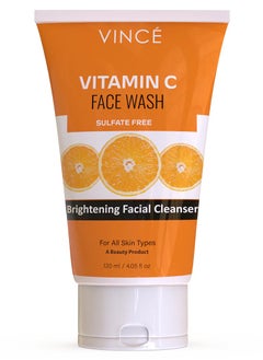 Buy Vitamin C Face Wash – Reduces Dark Spots & Pigmentation, Brightens, Deeply Cleanses, and Moisturizes for Radiant, Youthful Skin - 120ml in UAE