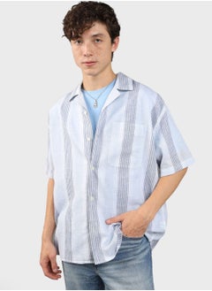 اشتري Striped Regular Fit Shirt في الامارات