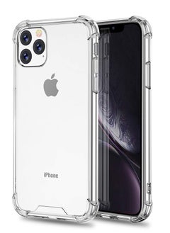 Buy Prime Retail iPhone 11 Pro Back Case Cover, Thin Transparent Flexible Bump Cushion Case Designed for iPhone 11 Pro (Clear) in Egypt