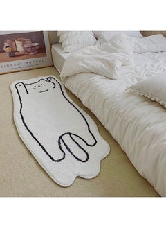 اشتري 1 Pcs Cat Bathroom Mat Cute Bath Rug Floor Mat Cute Absorbent Nonslip Super Soft Shower Mat Cartoon Children Play Room Floor Mat Cute Bedroom Mat Machine Washable Set في الامارات