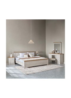 Buy Brooklyn 6-Piece Super King Bedroom Set 212.5 x 100 x 210.5 cm in Saudi Arabia