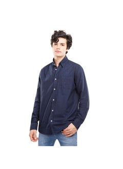 Buy COUP Custom Fit Basic Shirt For Men - Navy - M in Egypt