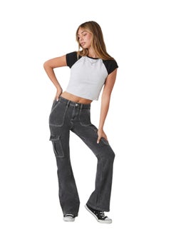 Buy Cargo Flare Jeans in Egypt