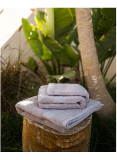 Buy Egyptian Cotton Set Of 3 (1 Hand-1 Face-1 Bath) Dusty cashmere in Egypt