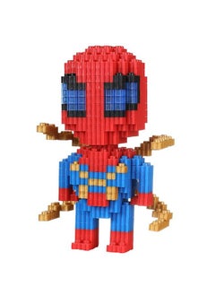 Buy 704-Piece Educational Toys Small Particles Granule Assembled Building Blocks, Spiderman Model Assembling Building Blocks Early Intelligent Toys for Children 6+ Years in Saudi Arabia