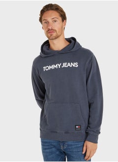 Buy Logo Regular Fit Hoodie in UAE