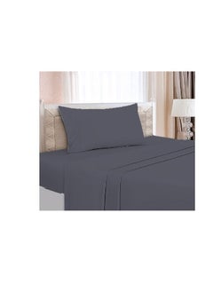 Buy Double bed sheet set with elasticated edges made of 100 percent super soft cotton provides the perfect finishing touch is comfortable durable and beautiful in Saudi Arabia