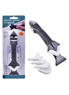 Buy 3 in 1 Silicone Caulking Tool | Caulk Removal Tool | Grout Removal Tool | Caulk Removal Tool for KitchenBathroom, Windows and Sink Joints (Stainless Steel Head) in UAE