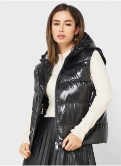 Buy High Neck Zip Through Jacket in UAE