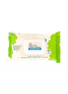 Buy Natural Flushable Baby Wipes with Aloe Vera and Chamomile Extract, Chlorine-Free, Unscented Wet Wipes, Hypoallergenic, Gentle on Sensitive Skin, Septic Safe, 50 Count in UAE