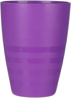 Buy M-Design Large Plastic Cup (520ml) - Microwave, Dishwasher, Food Safe & BPA Free (6, Purple) in Egypt