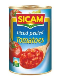 Buy Sicam Diced Peeled Tomatoes 400 G in UAE