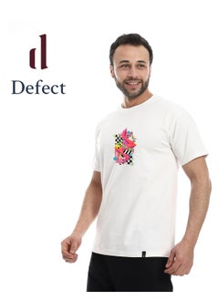 Buy Men's Over-size Printed Half-sleeve T-shirt in Egypt