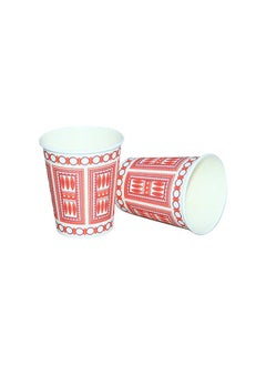 Buy 72 - Pieces Traditional Pattern Paper Tea Cups in Saudi Arabia