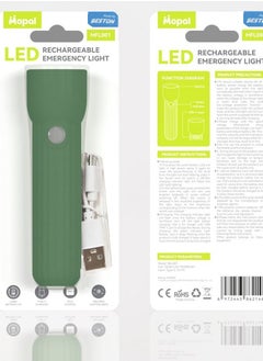 Buy Beston LED Rechargeable Emergency Flashlight in UAE