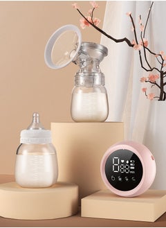 اشتري Pink Large Suction Bilateral Electric Breast Pump في الامارات