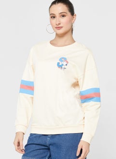 Buy Snoopy Round Neck Sweatshirt in UAE