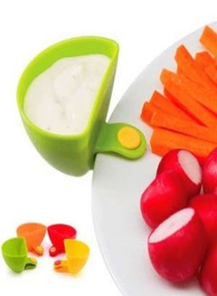 Buy Plastic seasoning box dish holder Kitchen gadgets holder dish dipping sauce bowl in Saudi Arabia