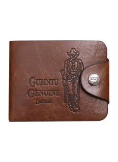 Buy Men's Bi-Fold Wallet Brown in UAE