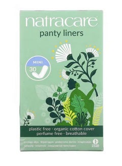 Buy Panty Liners Organic Cotton Cover Mini 30 Liners in UAE