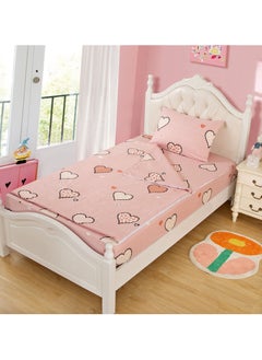 Buy Kids Cotton Comforter Set size 90x190 cm with Zipper in Saudi Arabia