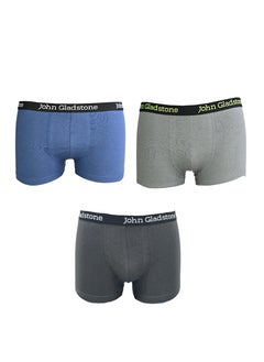 اشتري John Gladstone Boys Boxer Plain Outer Elastic 3 Pcs في الامارات