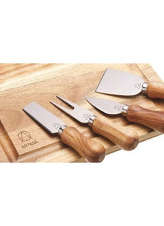 اشتري Wood Cheese Set, 25.5X23Cm, Gift Boxed في الامارات