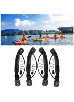 Buy Kayak Handle Carry Handles Mount Paddle with Screws and Bungee Cord, Canoe Boat Side Mount Carry Handle, Kayak Carry Handle, Ocean, Rowing Tool, Pescador, Emotion Kayaks Suitcase, 4 Pcs in Saudi Arabia