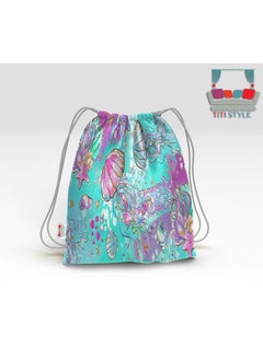 Buy beach drawstring bag multicolor waterproof in Egypt