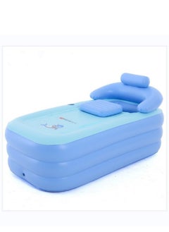 اشتري Inflatable Adult PVC Folding Portable Inflatable Bathtub Fast Inflatable Bathtub Spa Hot Water Shower Spa Swimming Pool With Electric Inflatable Pump (Home And Car) في السعودية