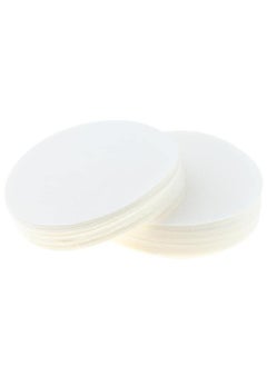 Buy Coffee Filters Disposable Round Paper Filter White for Home Office Use Pour Over and Drip Coffee Maker 100pcs in Egypt