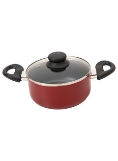 Buy Beefit Non Stick Casserole 18Cm; Non Stick Casserole; Cookware; 18Cm ; Casserole With Glass Lid in UAE