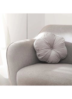 Buy Karaca Home Adelina Throw Pillow Gray 40cm in UAE