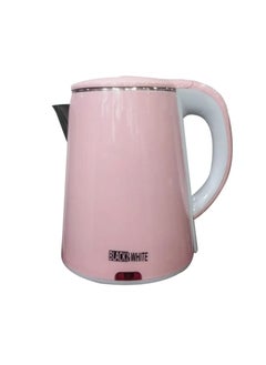 Buy Black And White Plastic Electric Kettle 2 Liters 1500 Watt Pink L300 in Egypt