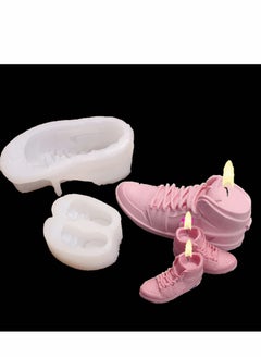 Buy 3D Candle Silicone Mold 2Pcs Shoes Resin Molds Kit Used for Making Candle, Cake Chocolate, Hard Candy in Kitchen Accessories DIY Resin Craft in UAE