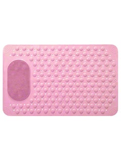 اشتري Bathroom Anti Fall Mat, Toilet Floor Mat, Shower Bathroom Mat, Household Massage Mat, 38x69cm(Pink) في الامارات