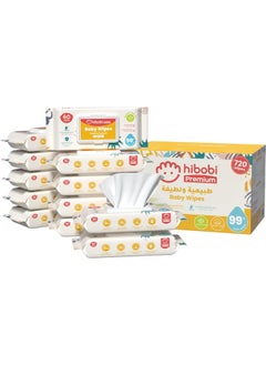 Buy Hibobi Water Ultra-Mild Cleansing Baby Refresh Wipes, 720 Count(12 Pack) in Saudi Arabia