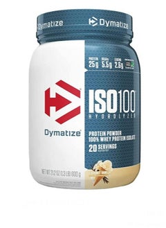 Buy Hydrolyzed Protein Powder ISO 100 Vanilla Flavor in Saudi Arabia