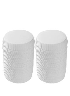 Buy 100pcs Disposable Paper Cup Covers, Coffee Tea Cup Covers Recycled Paper Drinking Cup Lids Covers Perfect for Travel Hotel Coffee Bar Parties Wedding Home Kitchen 7.5 X 7.5cm in Saudi Arabia