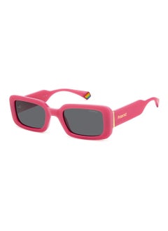 Buy Women's Polarized Rectangular Sunglasses - Pld 6208/S/X Pink Millimeter - Lens Size: 52 Mm in Saudi Arabia