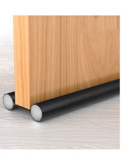 Buy 37 Inch Door Draft Stopper With Scissor Under for Bottom Twin Stopper Adjustable Sweep Noise Blocker Cold Air in UAE