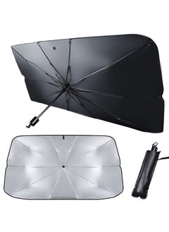 اشتري Car Windshield Sunshade Umbrella Sun Shade for Car Window Summer Sun Protection Heat Insulation Cloth for Car Front Shading في السعودية