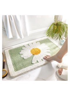 اشتري Bathroom Floor Rugs,Non Slip Bathroom Doormat,50x80cm Green في السعودية