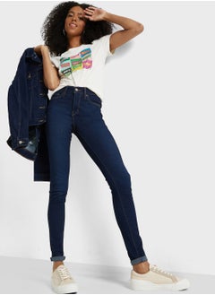 Buy High Waist Skinny Jeans in Saudi Arabia