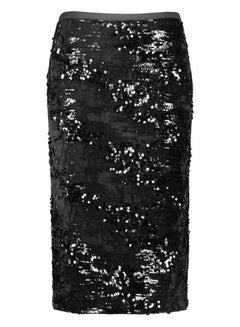 Buy Pencil skirt with sequins and dividing seam in Egypt