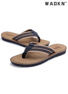 Buy Men's slippers Flip flops House slippers Flat sandals Beach shoes Wear-resistant Indoor and outdoor Shoes ,Flip- Flops Summer Men Slippers, Casual Shoes, Anti-slip and odor-resistant in UAE