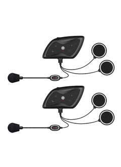 Buy Teleheer T6 Plus Motorcycle Helmet Bluetooth Waterproof Headset\Intercom Full Duplex Real-time Intercom Support Multi-person Intercom in UAE